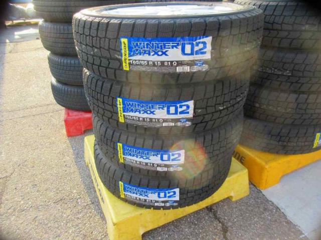 中古ホイール未使用スタッドレス】 ダイハツ タフト純正15インチアルミ 