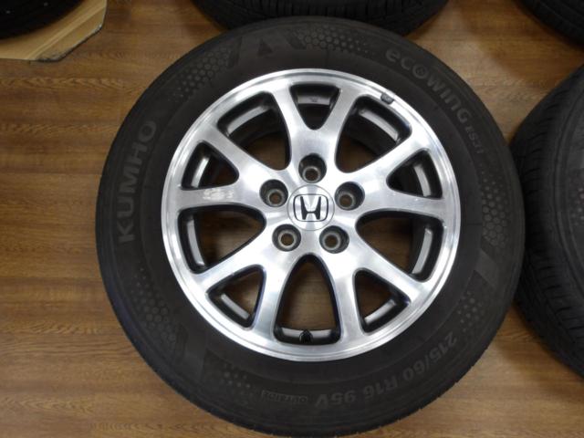 ホンダ オデッセイ RB1 純正ホイール + KUMHO ecowing ES31 | やや傷や 