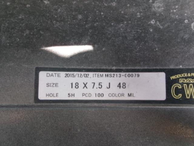 RX2404-401S TRD MS213-00079 50系プリウス PHV純正OPホイール + YOKOHAMA BluEarth-ES ES32 4本セット