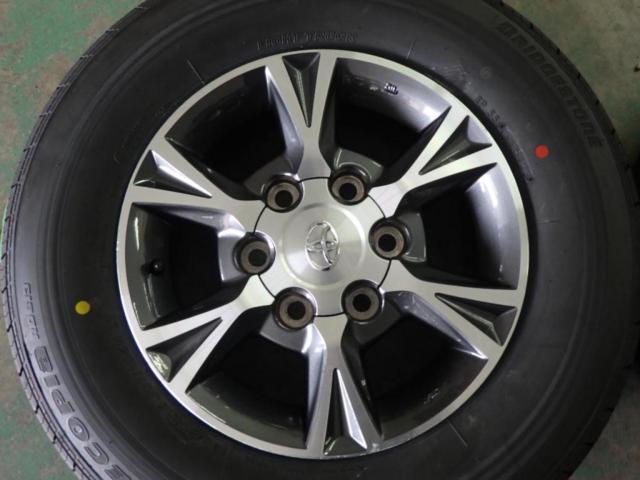トヨタ純正(TOYOTA)   200系ハイエース 純正OPアルミホイール  + BRIDGESTONE(ブリヂストン) ECOPIa RD613