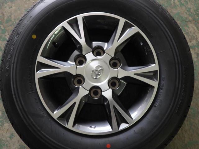 トヨタ純正(TOYOTA)   200系ハイエース 純正OPアルミホイール  + BRIDGESTONE(ブリヂストン) ECOPIa RD613