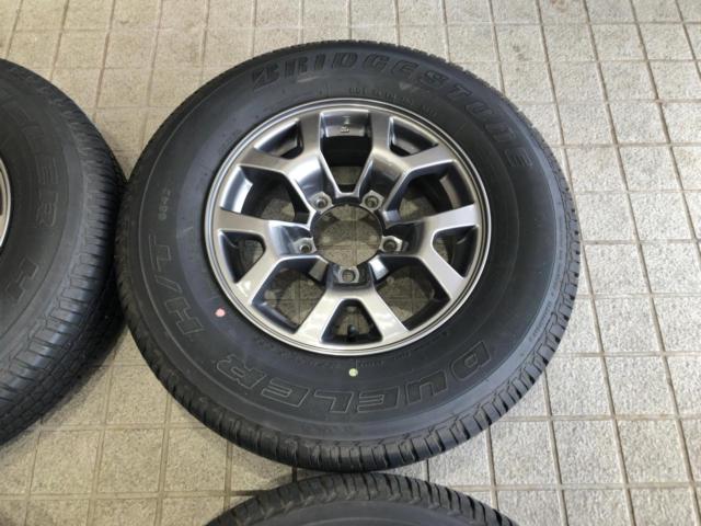 SUZUKI JB74Wジムニーシエラ純正ホイール + BRIDGESTONE DUELER H/T 
