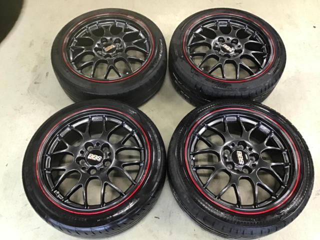 BBS のホイール4本セット BBS RG-R + BRIDGESTONE POTENZA RE004 