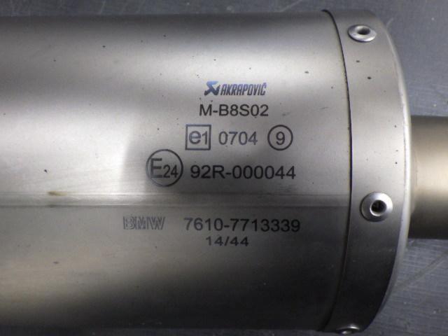 ★大幅値下げ!!!【AKRAPOVIC】アクラポビッチ チタンスリップオンマフラー BMW R1200GS アドベンチャー(2010年)外し