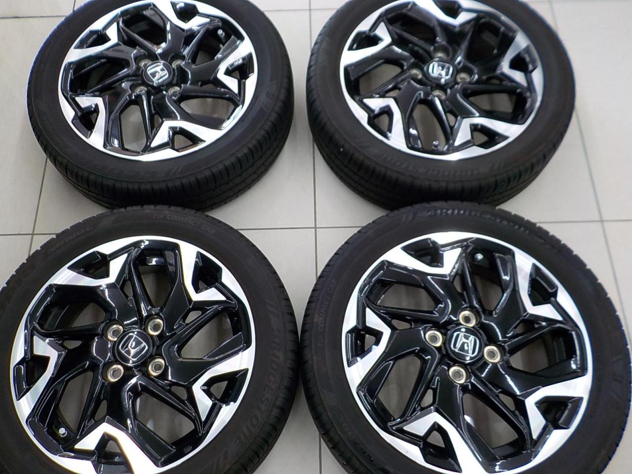 ホンダ N-BOX カスタム 前期純正ホイール+BRIDGESTONE ECOPIa NH100C 