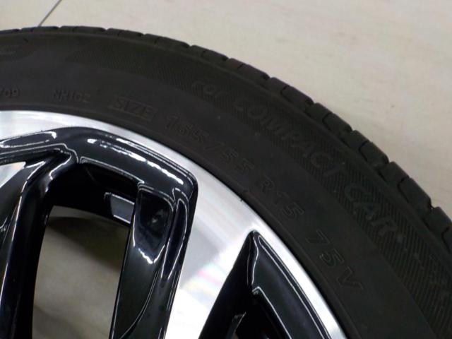 ホンダ N-BOX カスタム 前期純正ホイール+BRIDGESTONE ECOPIa NH100C 
