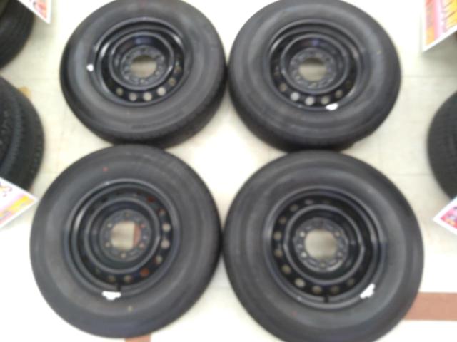 トヨタ純正】 ハイエース純正納車外しタイヤホイールセット+ 