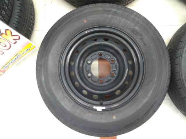 トヨタ純正】 ハイエース純正納車外しタイヤホイールセット+ 
