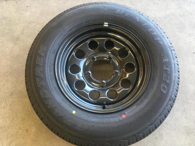 スズキ ジムニーシエラ 純正スチールホイール + DUNLOP GRANDTREK AT20 