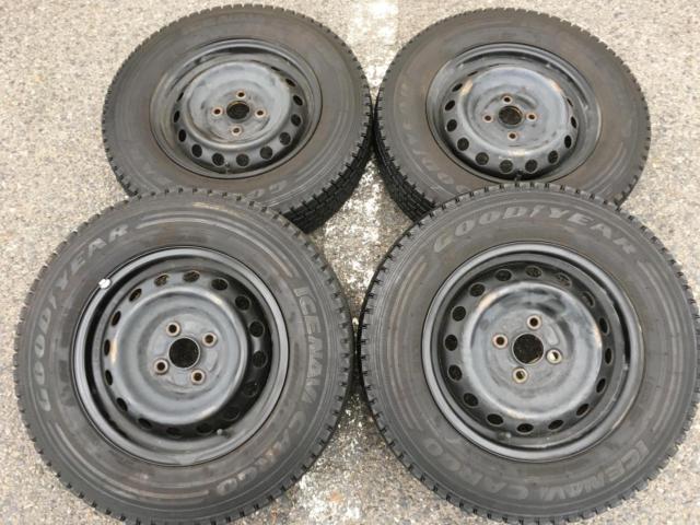 トヨタ純正】 プロボックス 160系純正スチールホイール+【GOODYEAR 