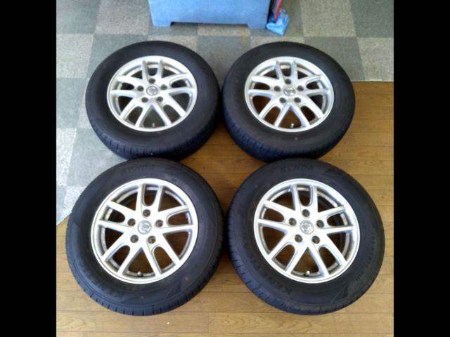 日産セレナ c27 純正ホイール ブルーアースRV03 195/65R15セット 