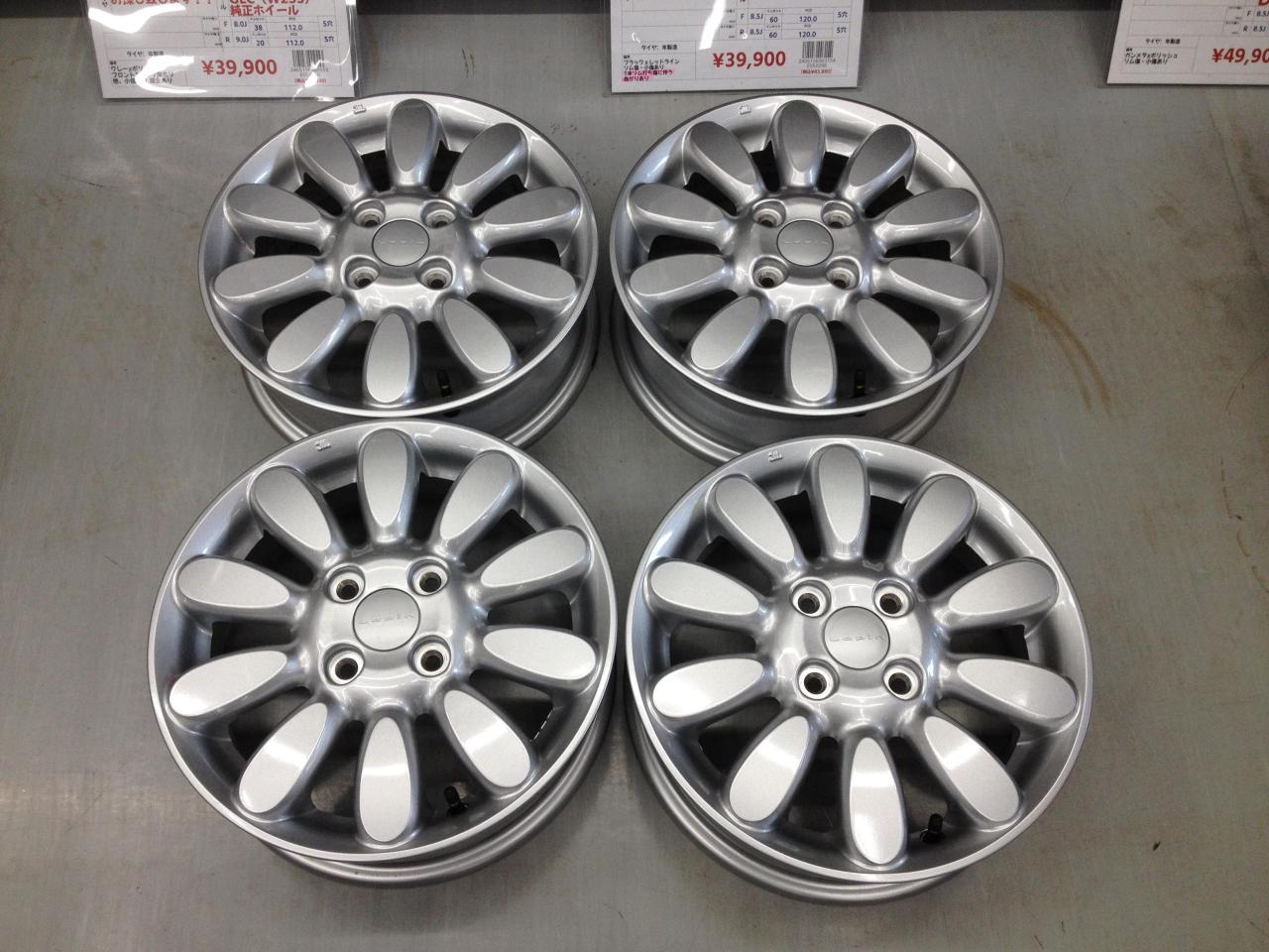 中古スズキ純正14インチアルミホイール 知れん