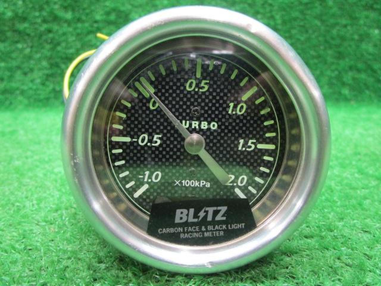 BLITZ ブースト計 CARBON FACE&BLACK LIGHT | 中古品 | アップガレージ 二本松店 | カー用品 メーター系 ...