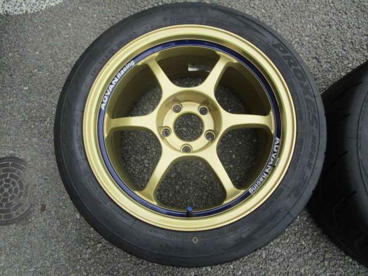 YOKOHAMA(ヨコハマ) ADVAN Racing RG + TOYO PROXES R888R カー用品 タイヤホイールセット 17