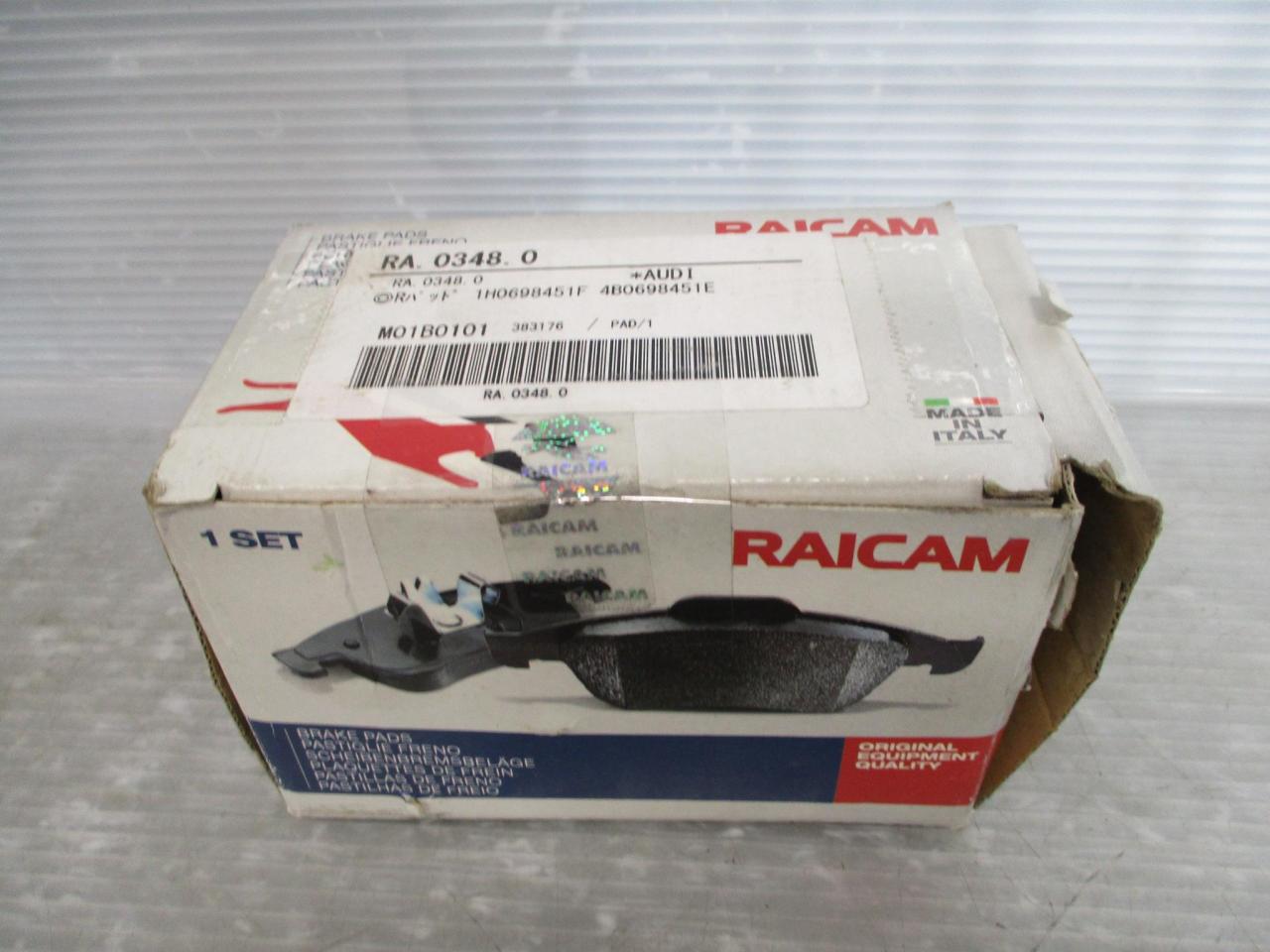 【未使用】RAICAM RA.0348.0 Audi A3/A4リア用ブレーキパッド | 未使用 | アップガレージ 小田原東インター店 ...