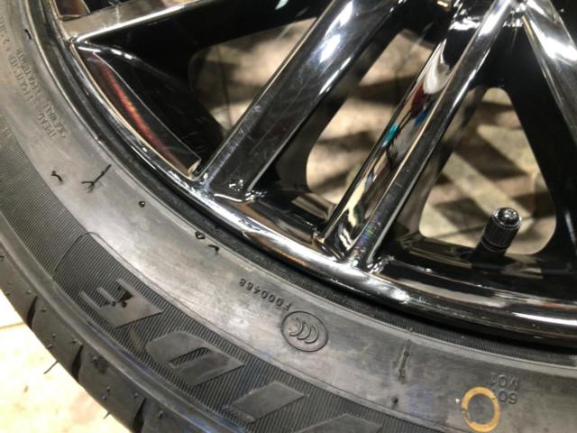 TOYOTA 210系クラウンアスリート ブラックスパッタリング純正ホイール 