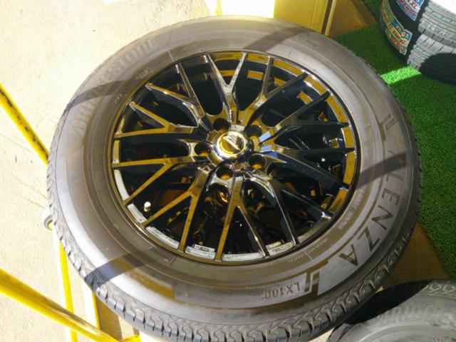 HOT STUFF(ホットスタッフ) Exceeder(エクシーダー) MX メッシュホイール  + BRIDGESTONE(ブリヂストン) ALENZA LX100