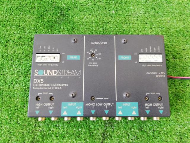 SOUND STREAM】DX5 クロスオーバー | カー用品 スピーカー その他 