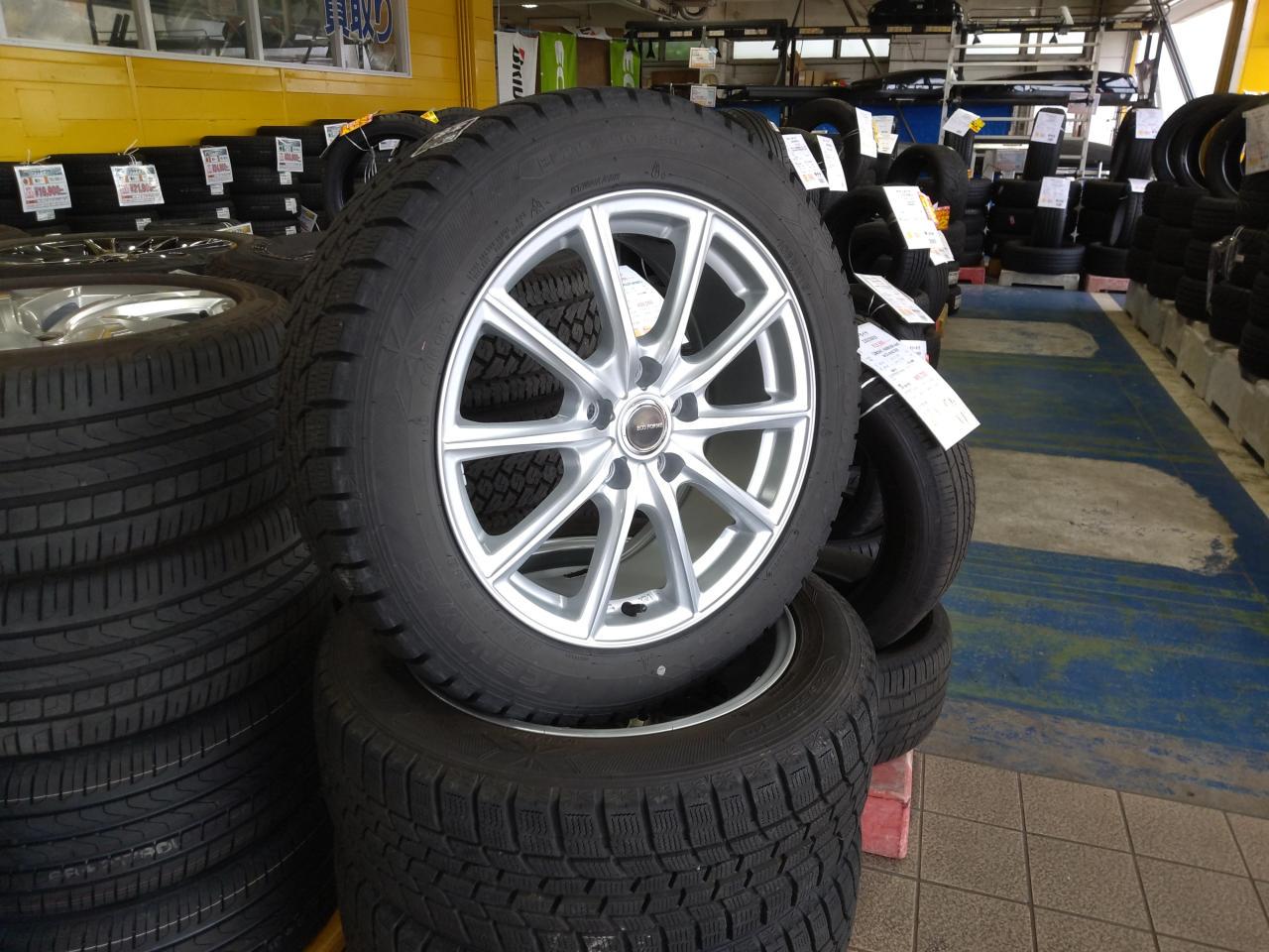 送料込み 185/60R15 NAVI6 スタッドレス ホイールセット 