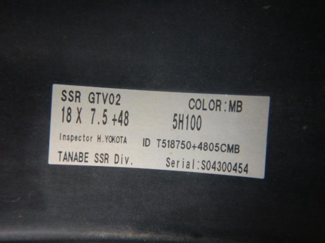 【TANABE(タナベ)】SSR SERIES(エスエスアール シリーズ) GTV02 ※ホイールのみ