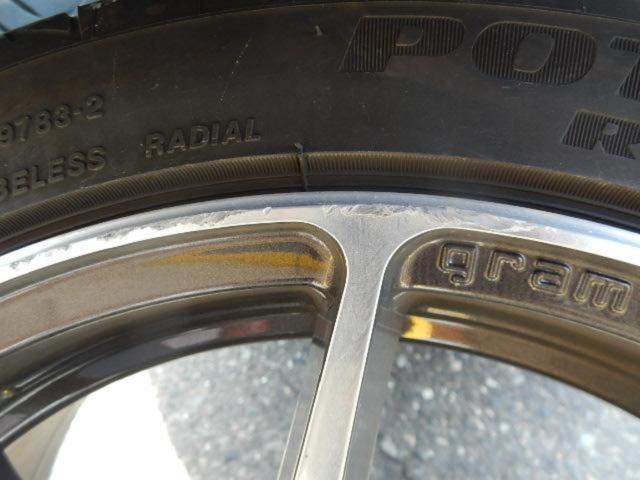 RX2407-015S【RAYS】GRAM LIGHTS Gram Lights AZURE 57ANA +【BRIDGESTONE】POTENZA RE004 4本セット