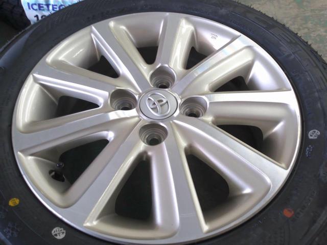 トヨタ純正(TOYOTA)   パッソ純正ホイール  + KENDA(ケンダ) ICETEC NEO(アイステック ネオ) KR36  79Q