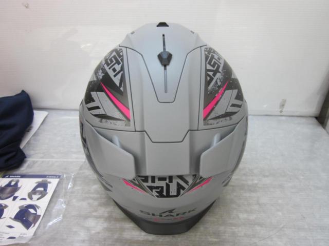 【観賞用!!】Shark / シャーク フルフェイスヘルメット D-Skwal 3 Blast-R Mat シルバー ヴィオレット ブラック