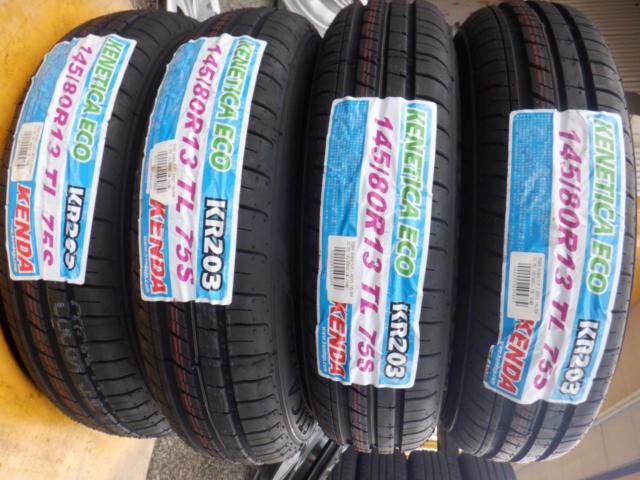 スズキ純正(SUZUKI) アルトエコ純正スチールホイール + KENDA(ケンダ 