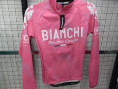 1大特価 サイズ:XS BIANCHI 長袖サイクルジャージ ピンク
