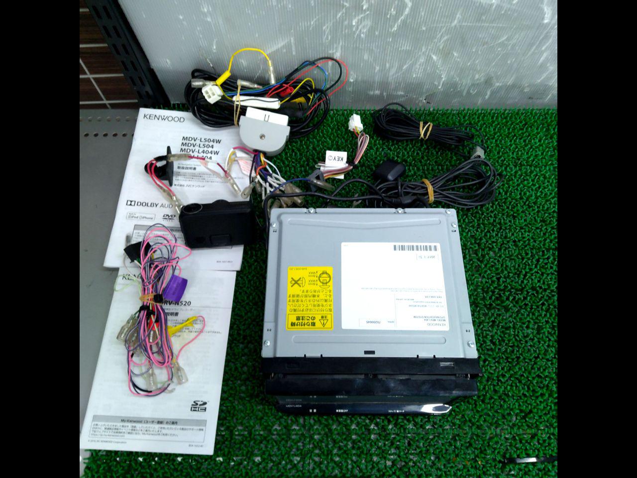 4♪MDV-L504 ブルートゥース KENWOOD ケンウッド ナビ（2＃MDV-D404BT 