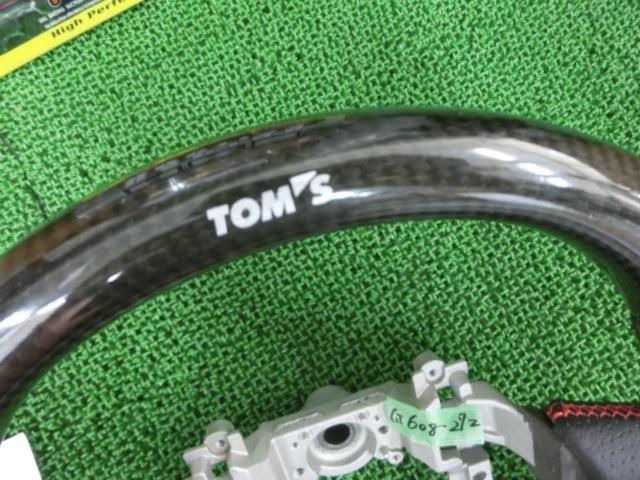 【TOM’S】カーボン&レザーステアリング 86専用