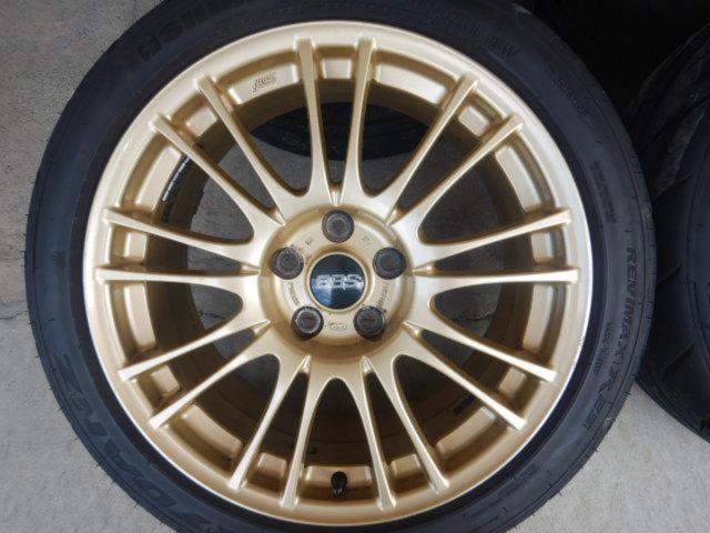 【スバル純正】WRX STi純正オプション BBS製+ 【SHIBATIRE】RYDANZ REVIMAX R23