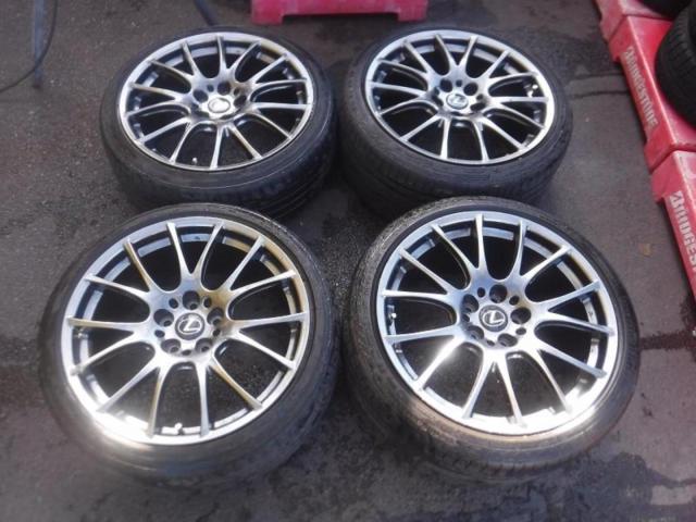 5【LEXUS純正(レクサス)】 IS-F純正OP BBS(RE098/099)+【BRIDGESTONE 