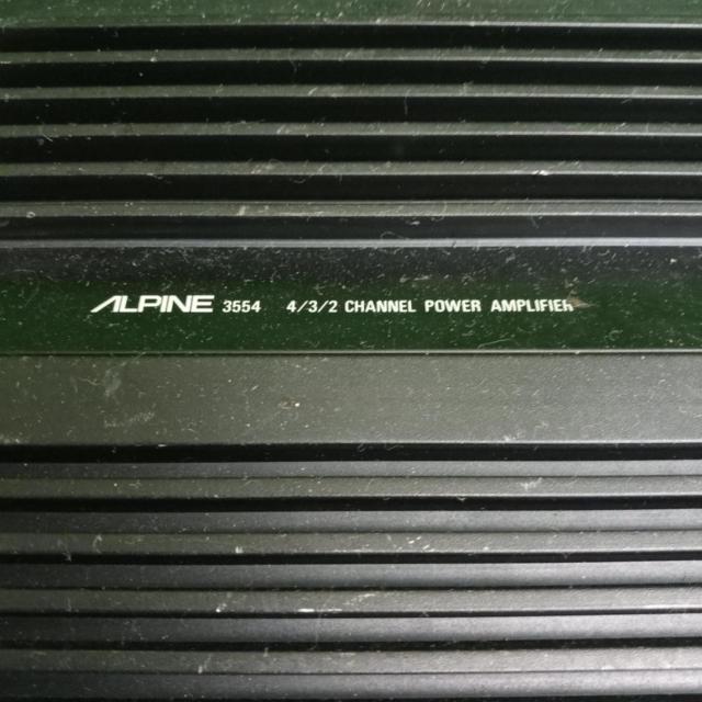 ALPINE 4/3/2ch アンプ 3554 | 中古品 | アップガレージ 埼玉春日部店 | カー用品 アンプを通販で購入する | 中古 ...