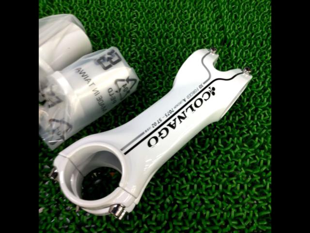 COLNAGO 3D FORGED アルミステム ホワイトΦ31.8/110