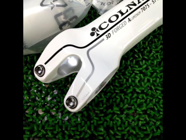 COLNAGO 3D FORGED アルミステム ホワイトΦ31.8/120