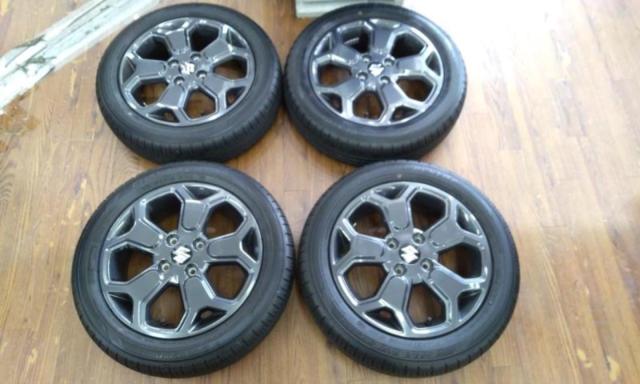 スズキ MR52S/ハスラー タフワイルド 純正ホイール + DUNLOP ENASAVE 