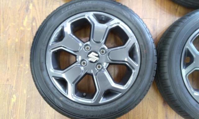 スズキ MR52S/ハスラー タフワイルド 純正ホイール + DUNLOP ENASAVE 