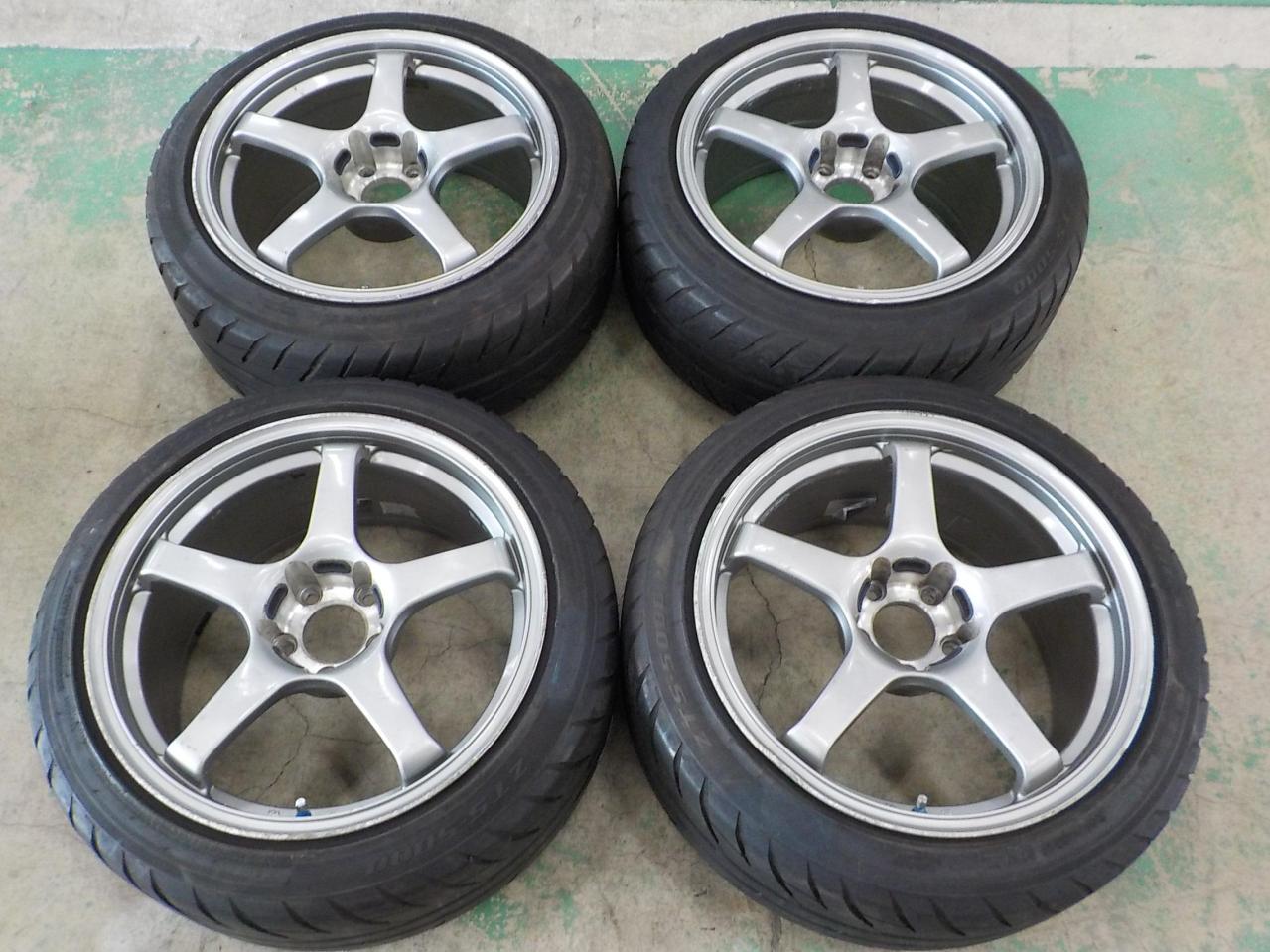 YOKOHAMA ADVAN Racing TCⅡ + ZESTINO Z-REX ZTS-5000 | カー用品 タイヤホイールセット 18 ...