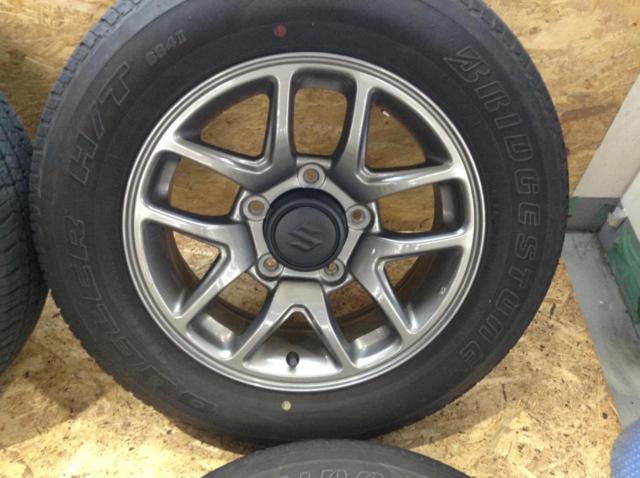 スズキ JB64W ジムニー 純正ホイール+BRIDGESTONE DUELER H/T 684Ⅱ 