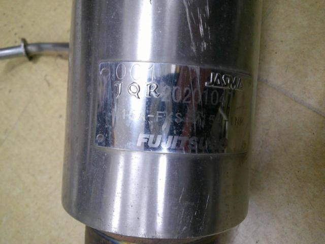 RX2410-712  FUJITSUBO  RIVID  砲弾型マフラー リアピースのみ