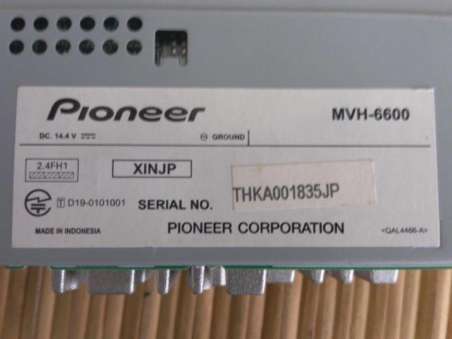 【carrozzeria】MVH-6600