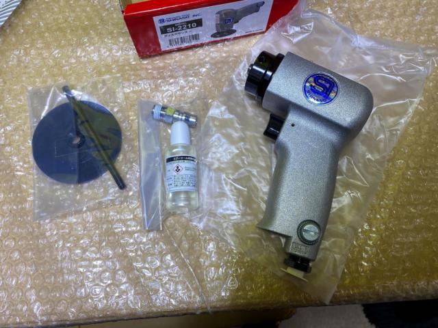 【SHINANO】信濃機販 ディスクサンダー SI-2210 未使用