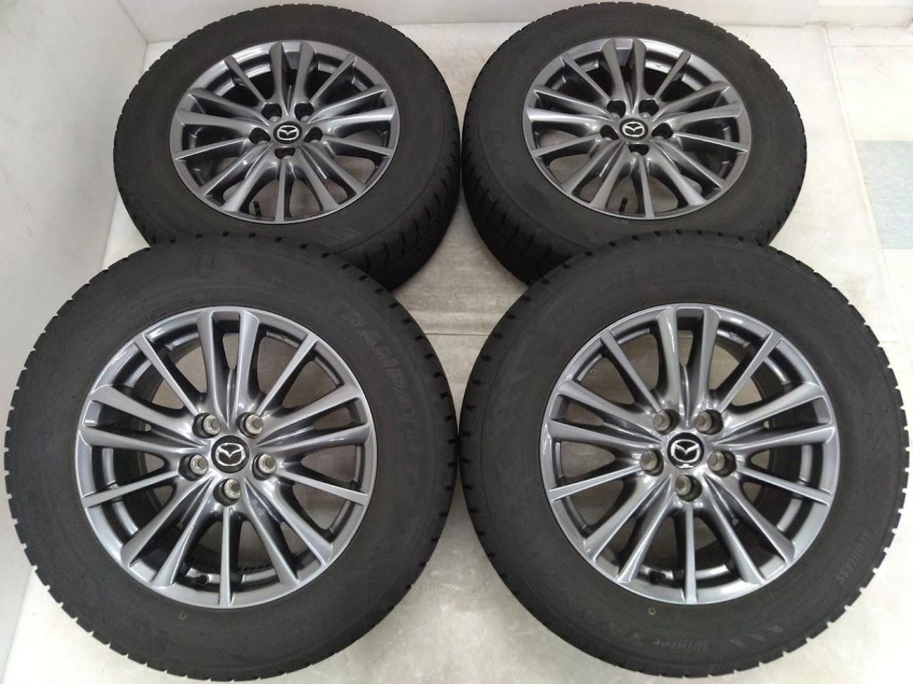 美品 CX-8 Lパッケージ純正ホイール 225/55R19スタッドレスタイヤ 