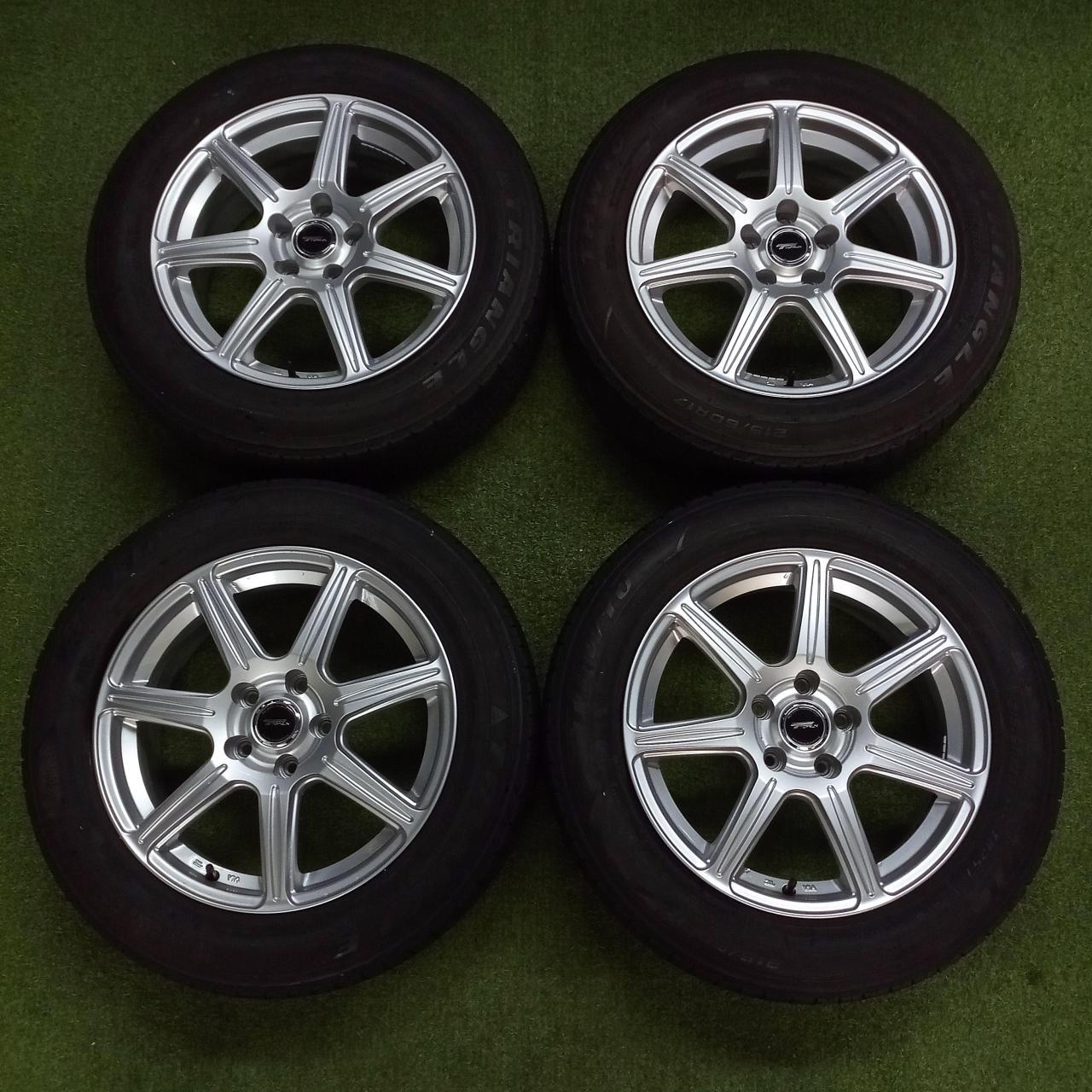 BRIDGESTONE(ブリヂストン) TOPRUN R7 アルミホイール +TRIANGLE THW10 215/60R17 2020年製造 ...