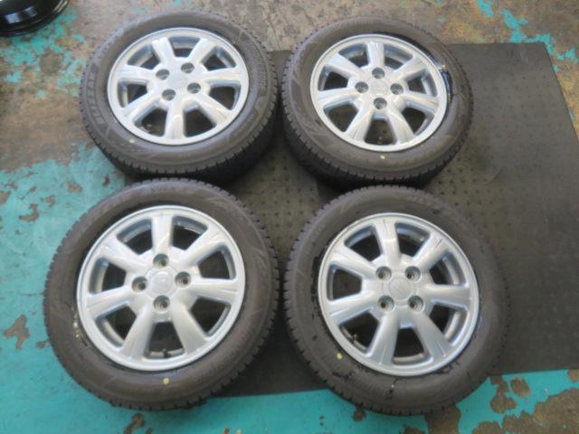 ダイハツ純正 L350S タント純正 ホイール + BRIDGESTONE BLIZZAK VRX3  