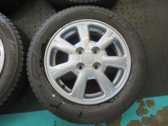 ダイハツ純正 L350S タント純正 ホイール + BRIDGESTONE BLIZZAK VRX3  