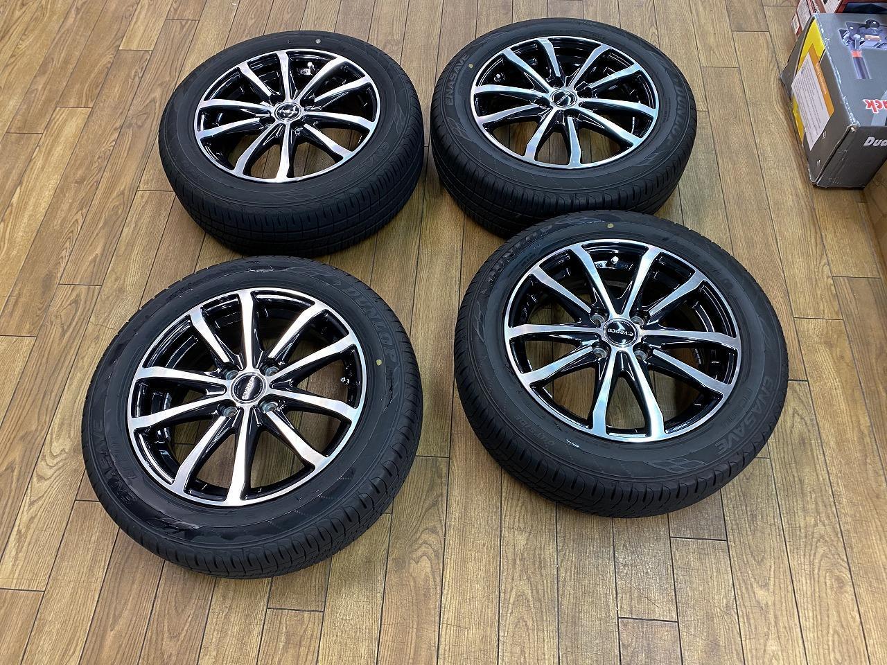 【その他】 e:vance+【DUNLOP】EC204 | カー用品 タイヤホイールセット 15インチタイヤホイールセットを通販で購入する ...