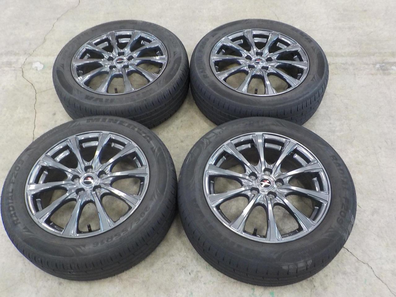 DUNLOP(ダンロップ) AIRNOVA SB10 +MINERVA F209 | カー用品 タイヤホイールセット 16インチタイヤホイール ...