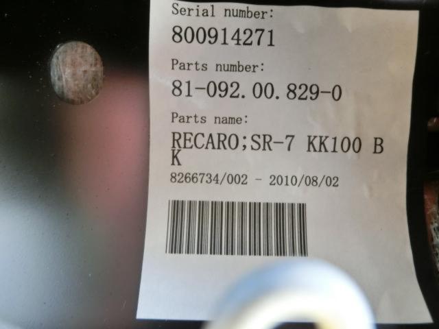 RECARO SR-7 KK100 BK